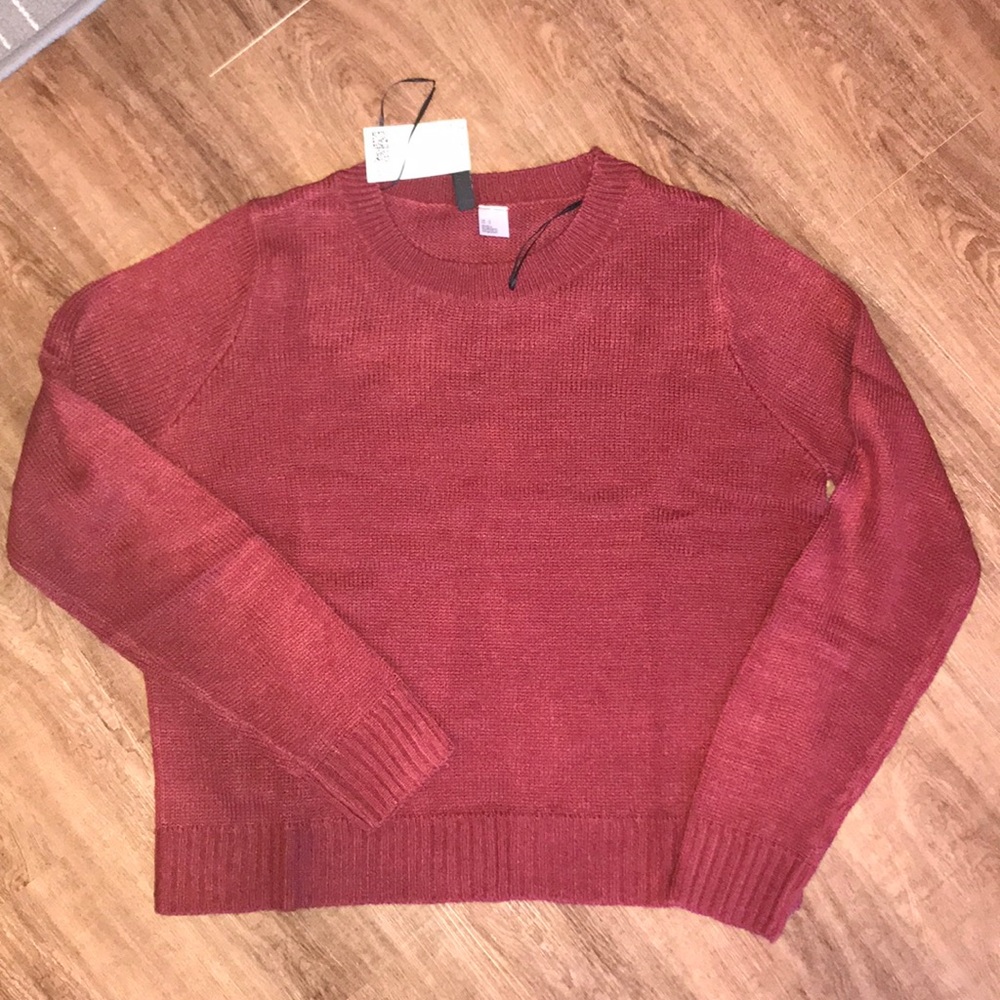Dark red new H&M sweater